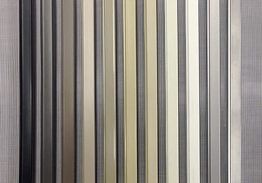 Vertical metallic panels in various shades